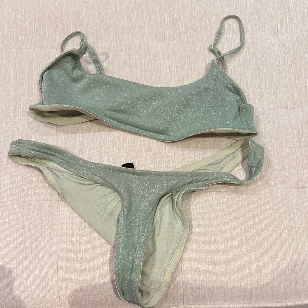 Triangl Swimwear Glittering Mint Bikini